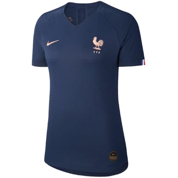 Camiseta Francia 1ª Kit Mujer 2019 Azul